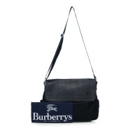 Burberry Messenger Bag aus Canvas in Schwarz
