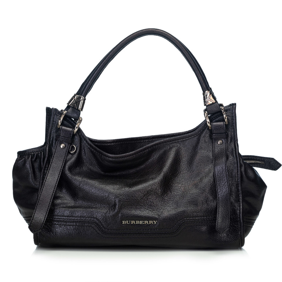 Burberry Handbag Leather in Black