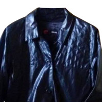 Versace Jacket/Coat Leather in Black