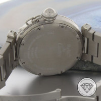 Cartier Armbanduhr aus Stahl in Schwarz