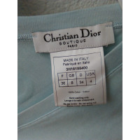 Christian Dior Strick aus Baumwolle in Türkis