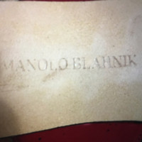 Manolo Blahnik cherry sandal
