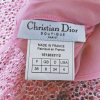 Christian Dior Oberteil aus Viskose in Rosa / Pink