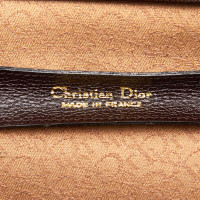 Christian Dior Umhängetasche aus Leder in Braun
