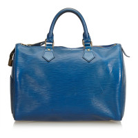 Louis Vuitton Speedy 35 aus Leder in Blau