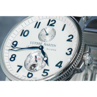 Ulysse Nardin Marine Chronometer aus Stahl in Grau
