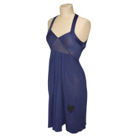 Twin Set Simona Barbieri Kleid aus Baumwolle in Blau