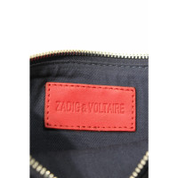 Zadig & Voltaire Umhängetasche aus Leder in Blau