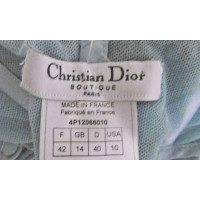 Christian Dior Kleid aus Seide in Türkis
