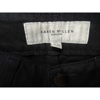 Karen Millen Hose aus Baumwolle in Schwarz