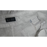 Armani Jeans Hose aus Baumwolle in Weiß