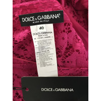Dolce & Gabbana Capispalla in Cotone in Fucsia