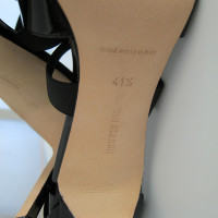 Manolo Blahnik Sandals Patent leather in Black