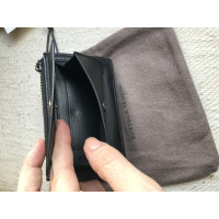 Bottega Veneta Täschchen/Portemonnaie aus Leder in Schwarz