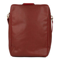 Louis Vuitton Travel bag Leather in Red