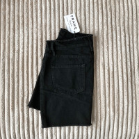 Frame Denim Skirt Jeans fabric in Black