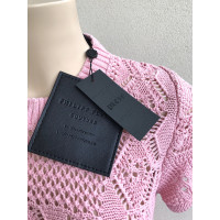 Philipp Plein Kleid aus Baumwolle in Rosa / Pink