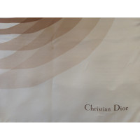 Christian Dior Echarpe/Foulard en Soie en Beige