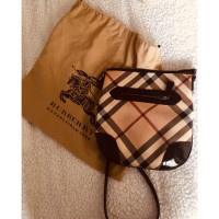 Burberry Shoulder bag Patent leather in Beige