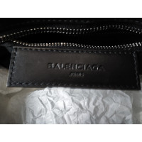 Balenciaga Handtasche aus Wolle in Grau