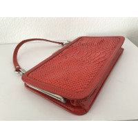 Dkny Handtasche aus Lackleder in Rot