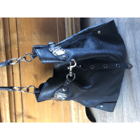 Miu Miu Shopper Leather in Black