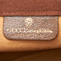 Gucci Clutch Leer in Bruin
