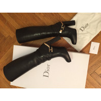 Christian Dior Bottes en Cuir en Noir