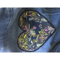Christian Lacroix Jacket/Coat Jeans fabric in Blue