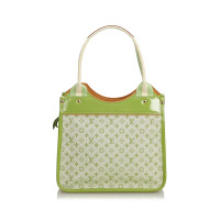 Louis Vuitton Handbag Cotton in Green