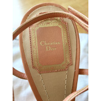 Christian Dior Décolleté/Spuntate in Pelle in Color carne