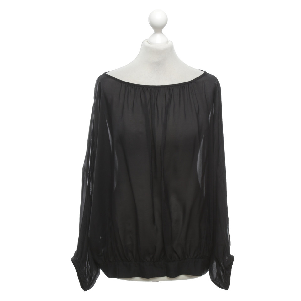 Marc Jacobs Zijden blouse in zwart