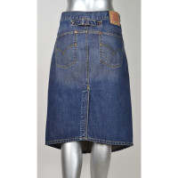 Levi's Rok Katoen in Blauw