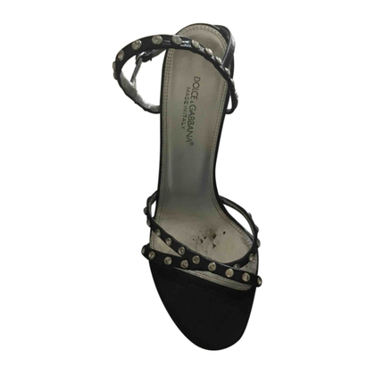 Dolce & Gabbana Sandals Leather in Ochre