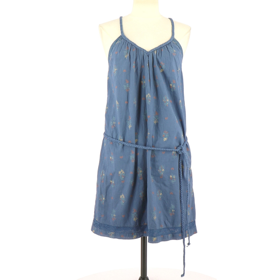 Zadig & Voltaire Kleid aus Baumwolle in Blau