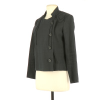 Maje Jacket/Coat Linen in Black