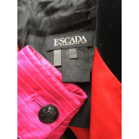 Escada Giacca/Cappotto in Seta in Nero