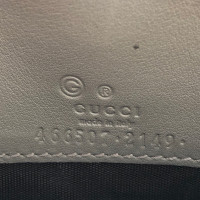 Gucci Clutch Bag Leather in Grey
