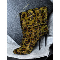 Philipp Plein Boots Leather in Gold