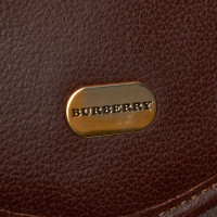 Burberry Clutch aus Leder in Braun