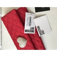 Moschino Pochette in Tela in Rosso