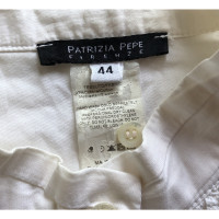 Patrizia Pepe Strick aus Baumwolle in Weiß