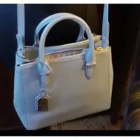 Ralph Lauren Handbag Leather in Turquoise