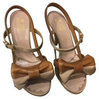Moschino Love Sandals Leather in Brown