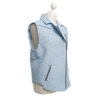 Lala Berlin Light blue biker vest