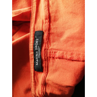 Marina Rinaldi Trousers Cotton in Orange