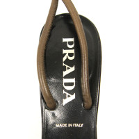 Prada Sandals Leather in Beige
