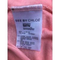 See By Chloé Oberteil aus Baumwolle in Rosa / Pink