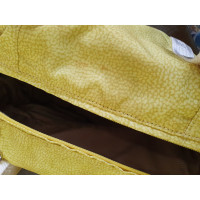 Borbonese Handbag Leather in Yellow