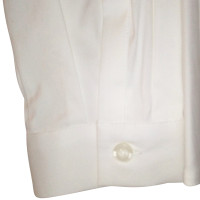 Prada White stretch poplin shirt tg.44